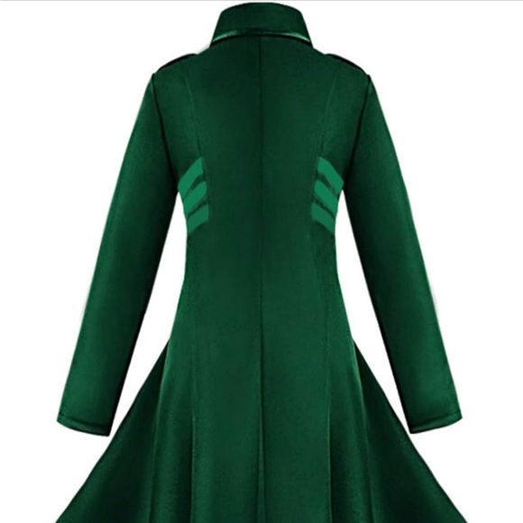 *Halloween Sale - Green Steampunk Ringmaster Tailcoat Costume jacket for Women - Picture 14 of 14